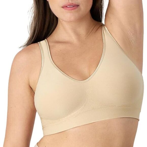 Lot of 2 Bali Cool Comfort Revolution Full Coverage Wireless T-Shirt Bras MEDIUM - Picture 5 of 8